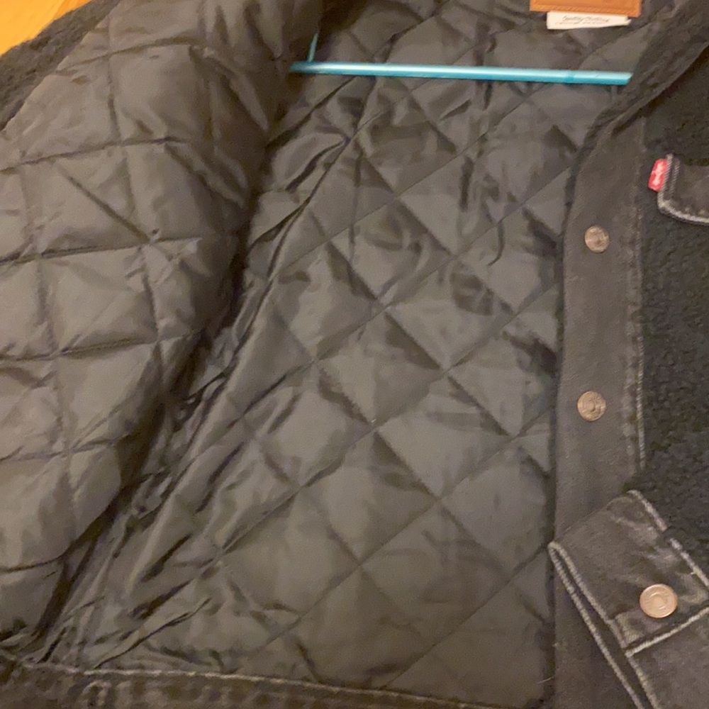 Levi’s Ex-Boyfriend Pieced Trucker Jacket Size Small - Picture 6 of 6